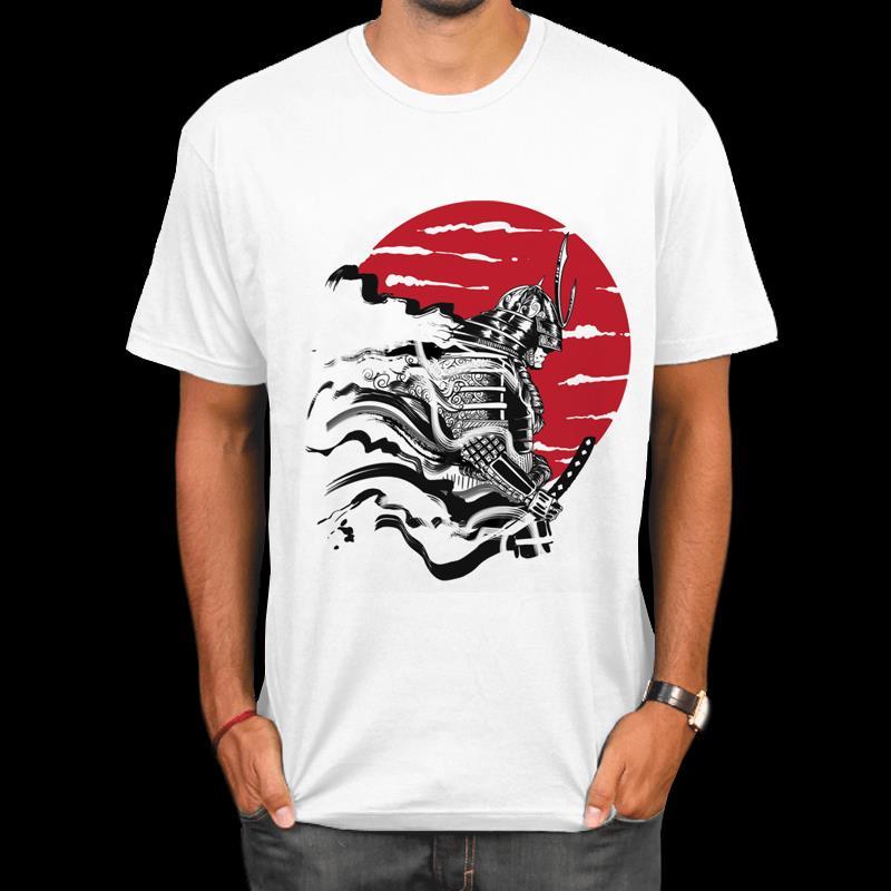 Streetwear Brand Japanese - 일본식 트렌디 브랜드 일본 사무라이 티셔츠(남성용,