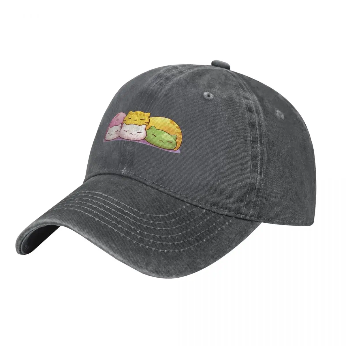 Cap Streetwear Brand - Dango Cat - 고양이는 액체입니다 야구
