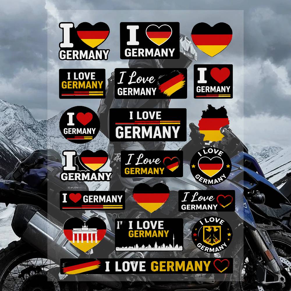 Streetwear Brand Germany - A-germany 스트리트웨어 브랜드 스티커 세트 방수