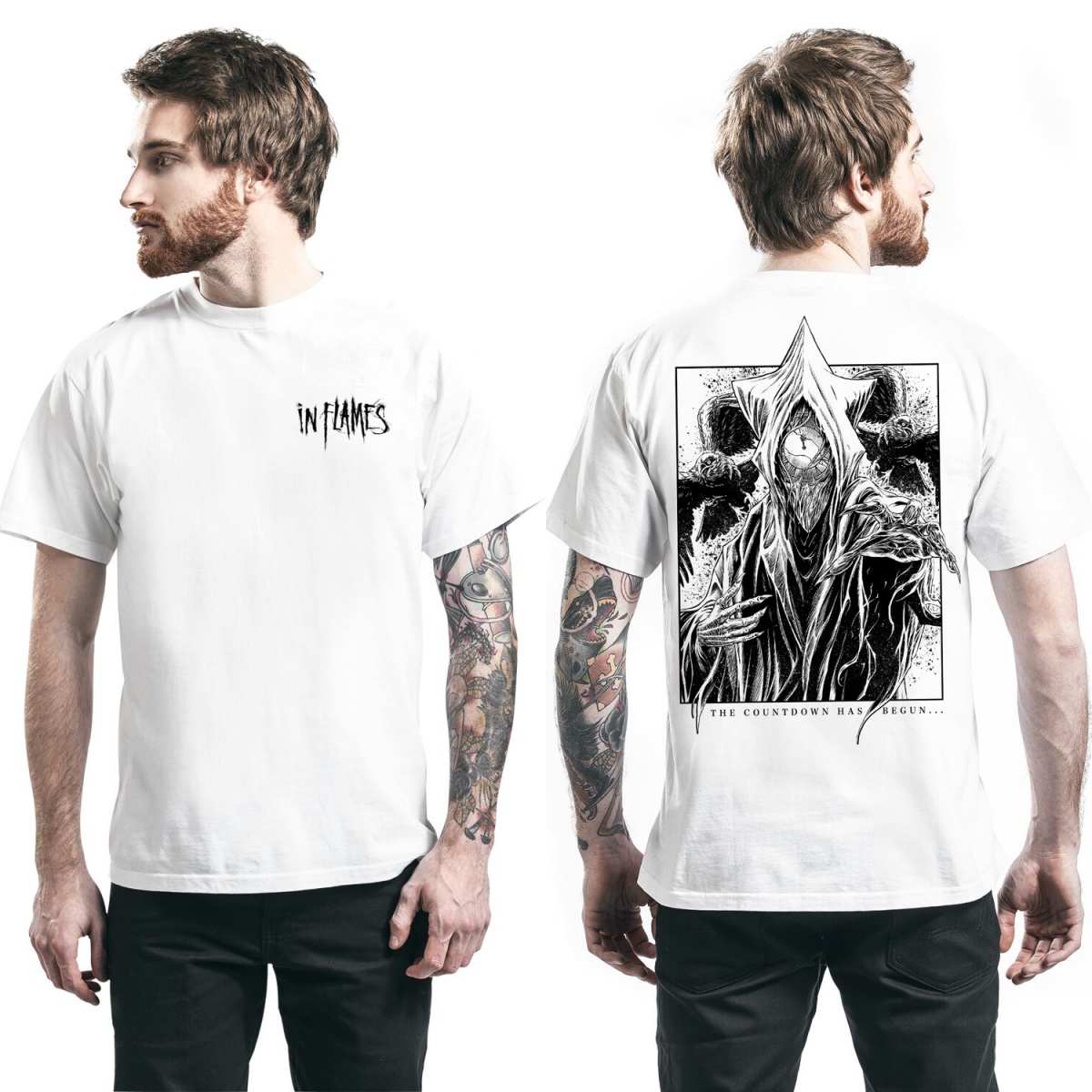 Streetwear Brand Y2K - Y2k in Flames 그래픽 코튼 티셔츠