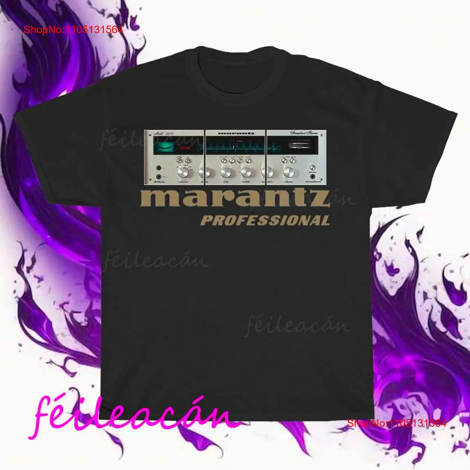 Streetwear Brand Clothing - 새로운 마란츠 앰프 로고 아메리칸 티셔츠