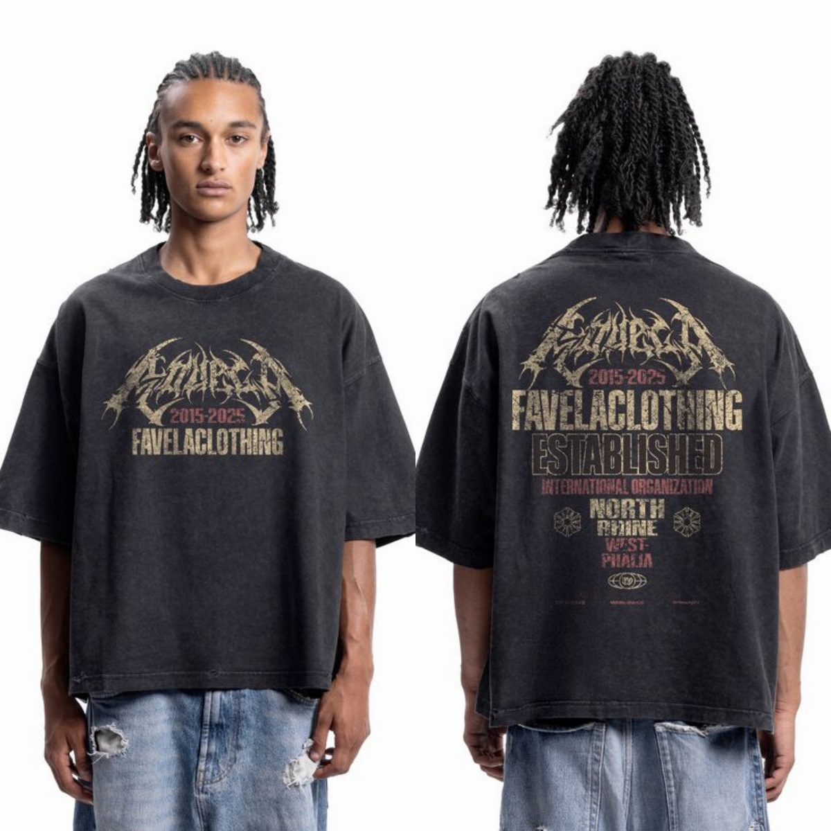 컬트 메탈 폰트 스트리트 트렌디 브랜드 티셔츠 코튼 그 - Streetwear Brand Font 리뷰 및 가격