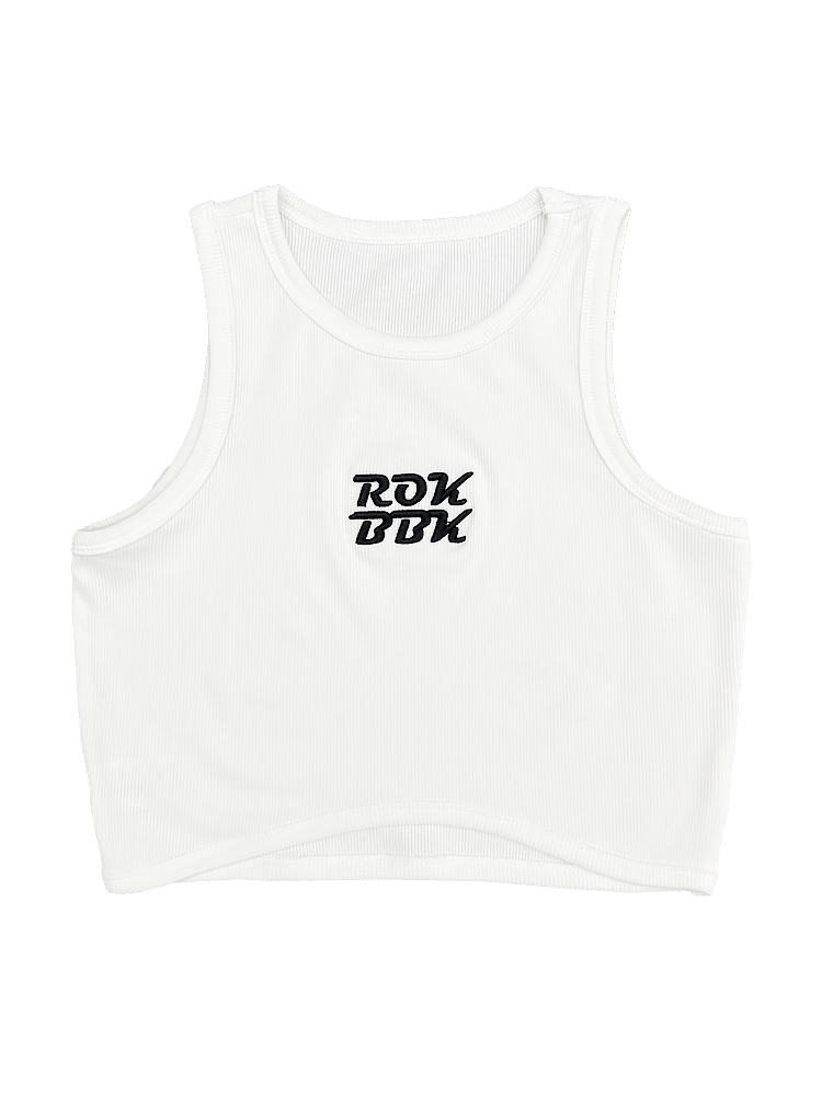 짧은 스포티 크롭탑 ROKBBK-K 스트릿 스타일 댄스 - Streetwear Brand With K 리뷰 및 가격