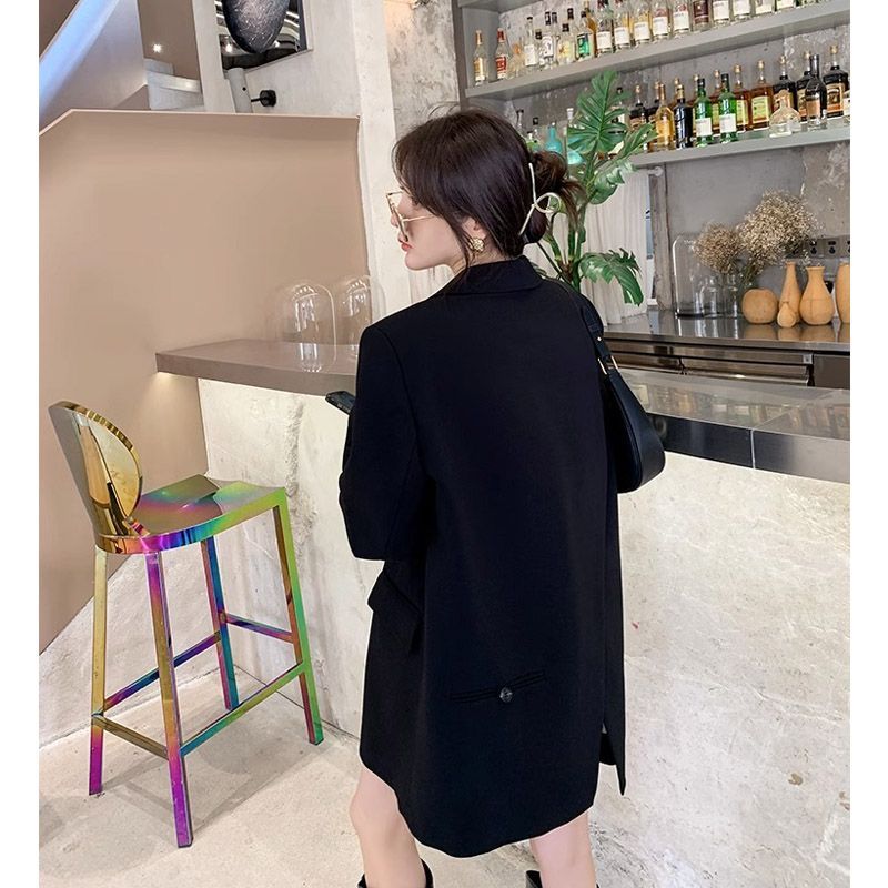 브랜드 블랙 블레이저 여성용 재킷, 용수철 가을 긴팔  - Women Streetwear Brand 리뷰 및 가격