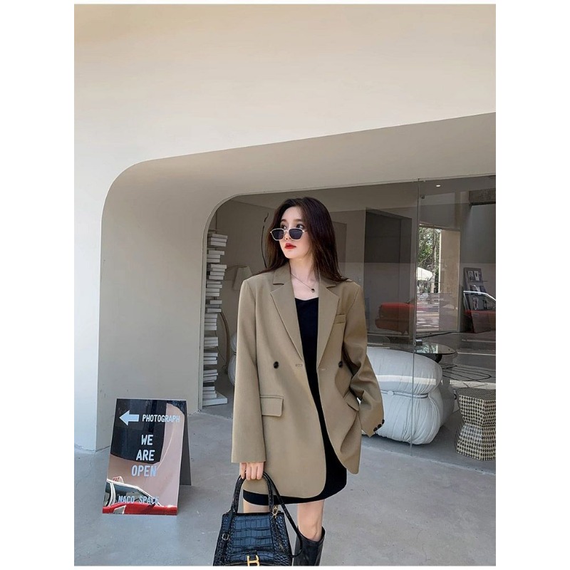 브랜드 블랙 블레이저 여성용 재킷, 용수철 가을 긴팔  - Women Streetwear Brand 리뷰 및 가격