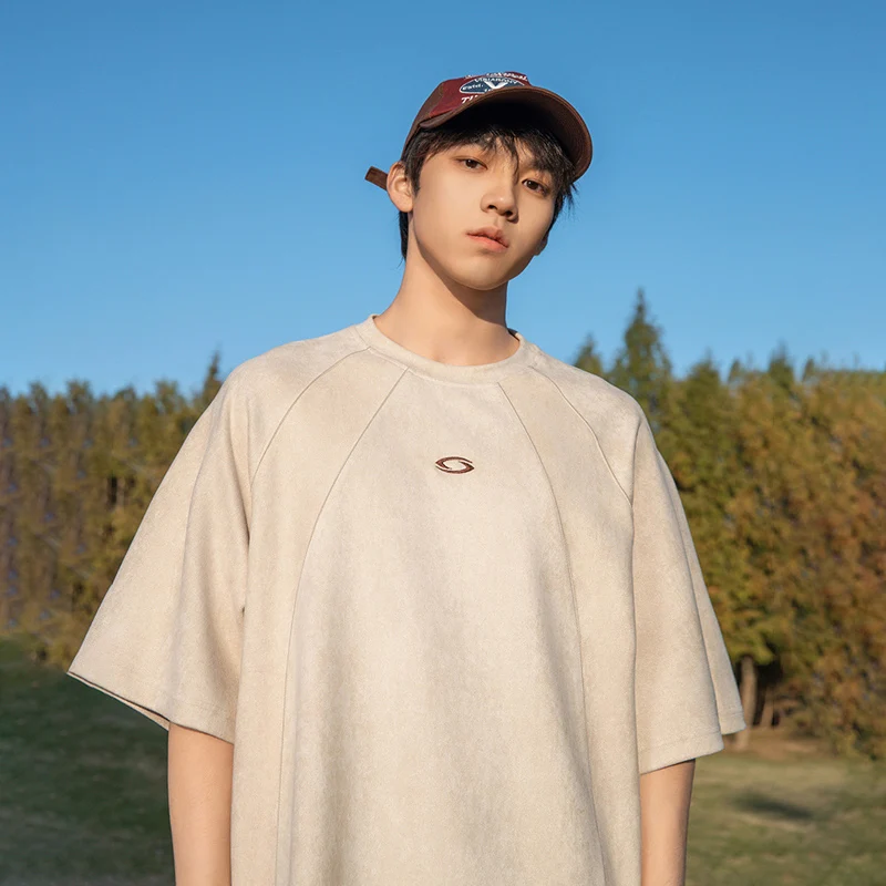 TFETTERS 브랜드 남성용 스웨이드 솔리드 컬러 티 - Streetwear Brand Korea 리뷰 및 가격