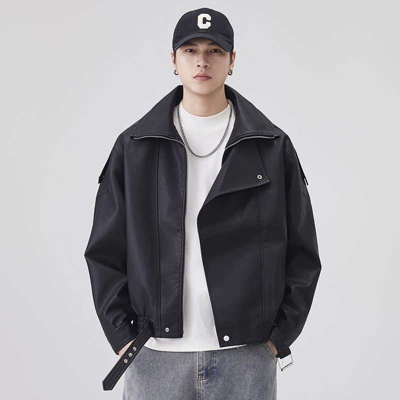 가을 겨울 가죽 자켓 남성 스트리트웨어 패션 루즈 캐주 - Streetwear Brand Clothing 리뷰 및 가격