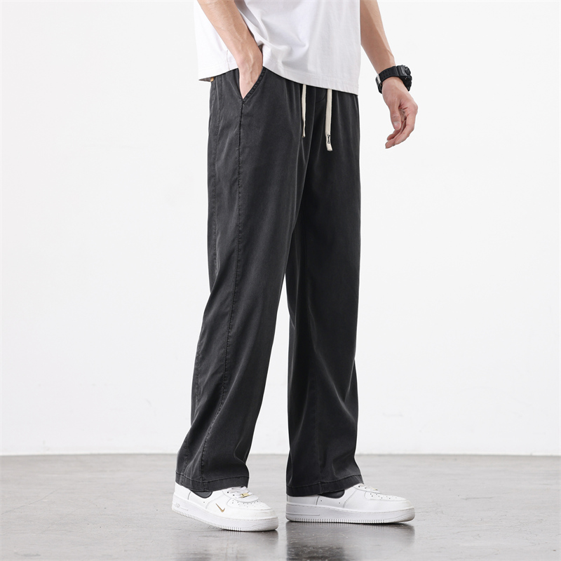 OUSSYU 브랜드 남성용 리오셀 원단 바지, 얇고 헐 - Streetwear Brand Korea 리뷰 및 가격