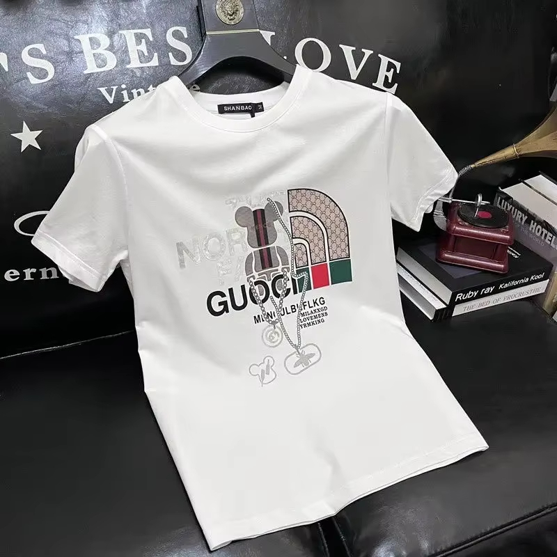 100% 순면 남성용 명품 브랜드 레터 프린트 티셔츠, - Quality Streetwear Brand 리뷰 및 가격