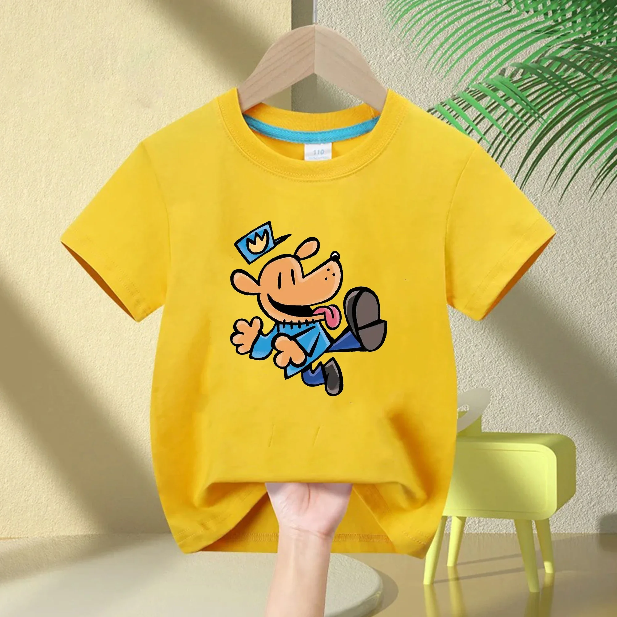 브랜드 뉴 도그 맨 어린이용 면 티셔츠 귀여운 만화 캐 - Streetwear Brand With K 리뷰 및 가격
