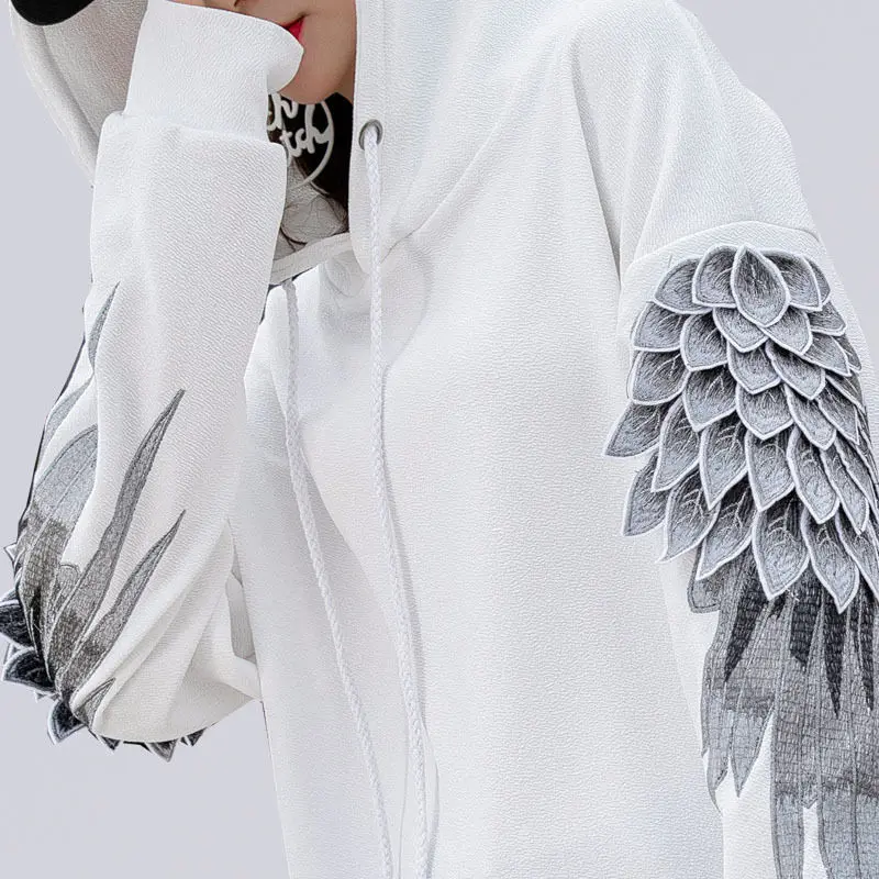 남성용 운동복 후드 수 놓은 남성 의류 힙합 후드 흰색 - Streetwear Outdoor Brand 리뷰 및 가격