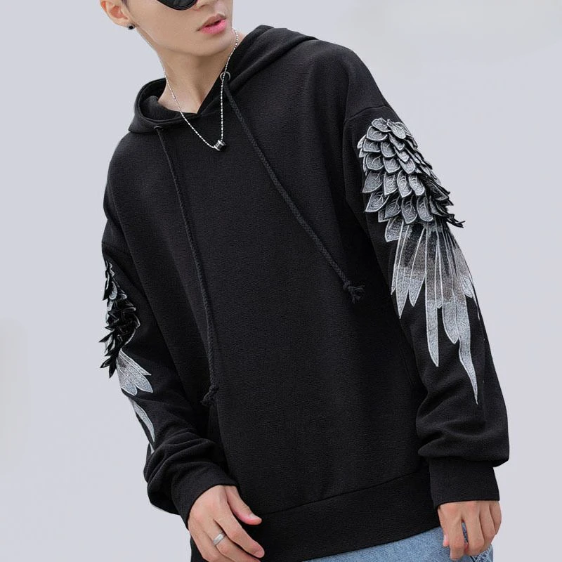 남성용 운동복 후드 수 놓은 남성 의류 힙합 후드 흰색 - Streetwear Outdoor Brand 리뷰 및 가격