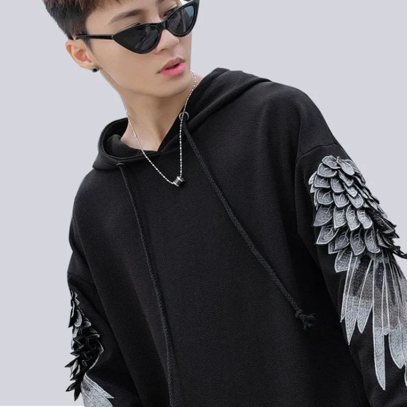 남성용 운동복 후드 수 놓은 남성 의류 힙합 후드 흰색 - Streetwear Outdoor Brand 리뷰 및 가격