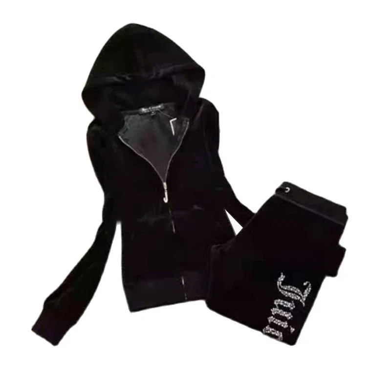 Y2k 여성용 트랙수트 봄/가을 후드티 주시 트랙수트  - Streetwear Brand Y2K 리뷰 및 가격