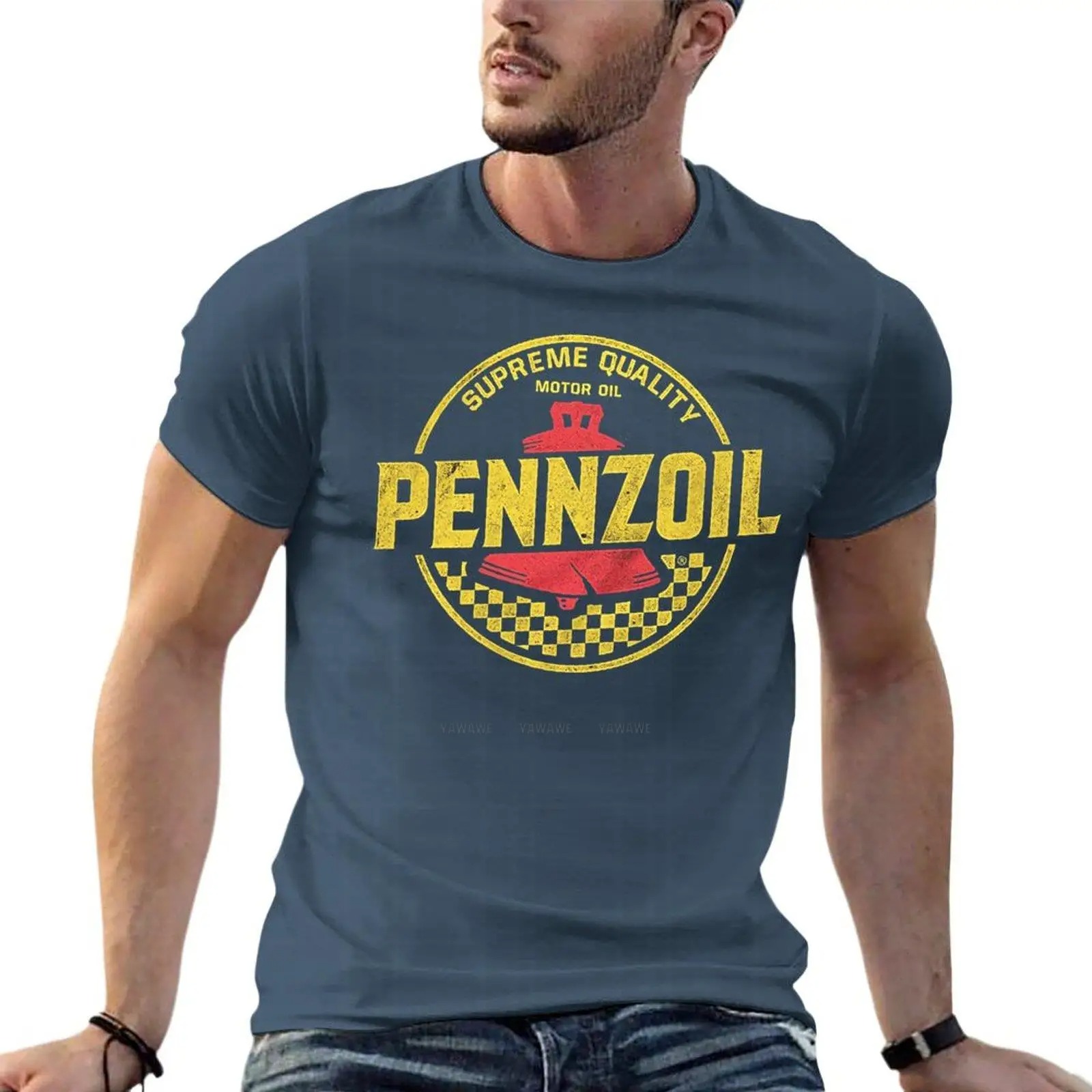 Distressed Pennzoil 모터 오일 로고 오 - Streetwear Brand Clothing 리뷰 및 가격